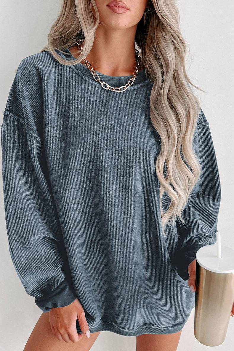 Corduroy Oversized Sweatshirt