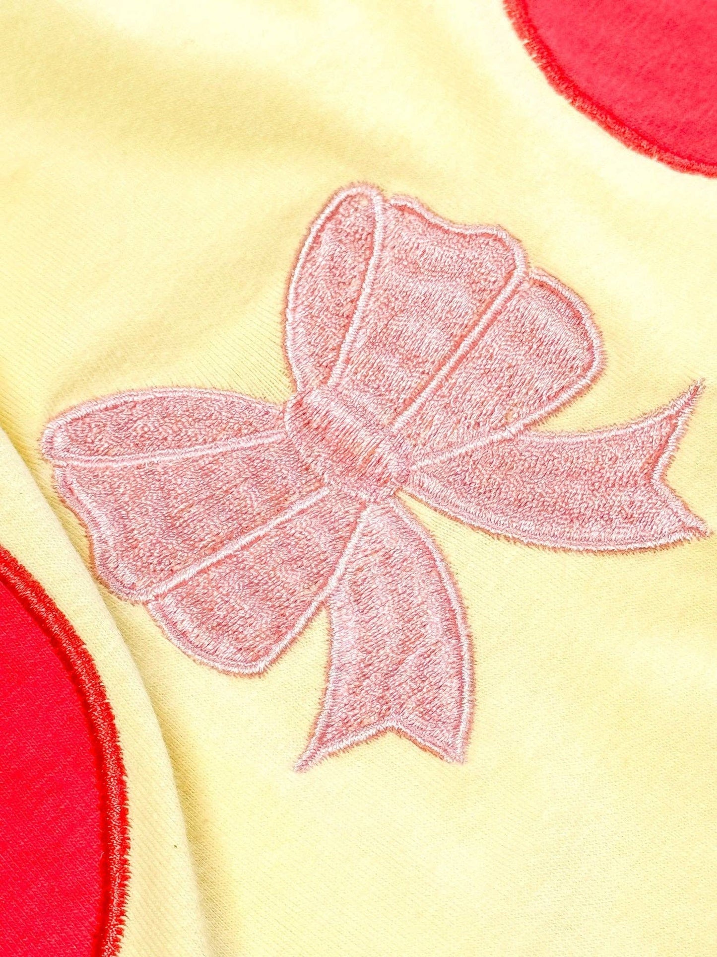 Apples & Bows Yellow Dress