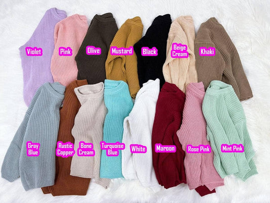 Pt. 2 Oversized Chunky Knit Sweaters