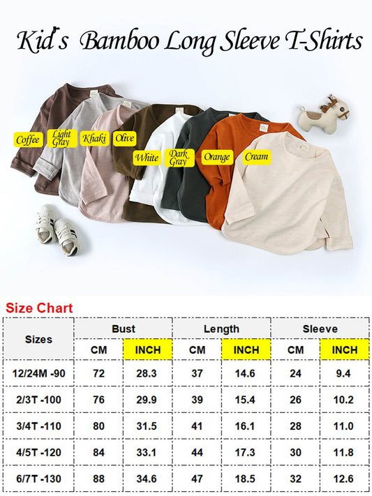 Bamboo Long Sleeve T-Shirts